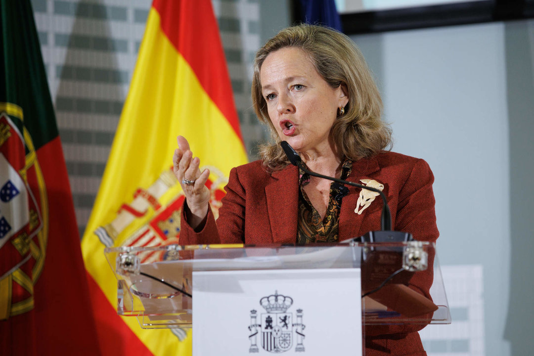 La vicepresidenta económica, Nadia Calviño.
