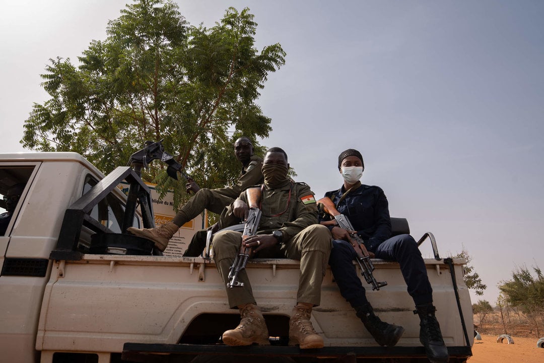 Miembros de las fuerzas de seguridad de Níger.