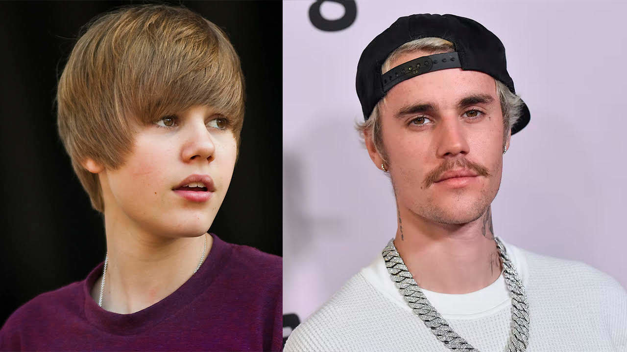 El cambio de Justin Bieber: Antes y después. Fuente | Wikipedia Commons.
