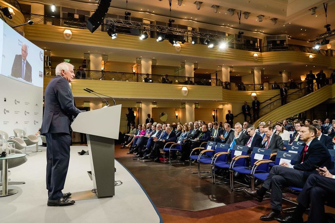 Josep Borrell, en la Conferencia de Seguridad de Múnich.