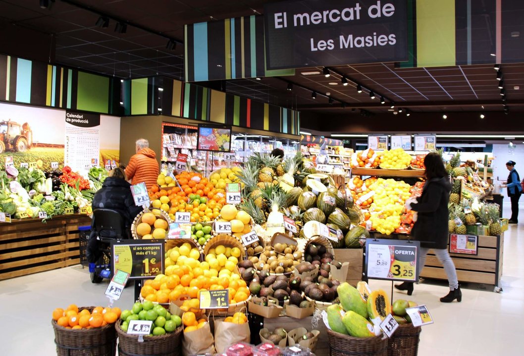 Un supermercado en Barcelona.