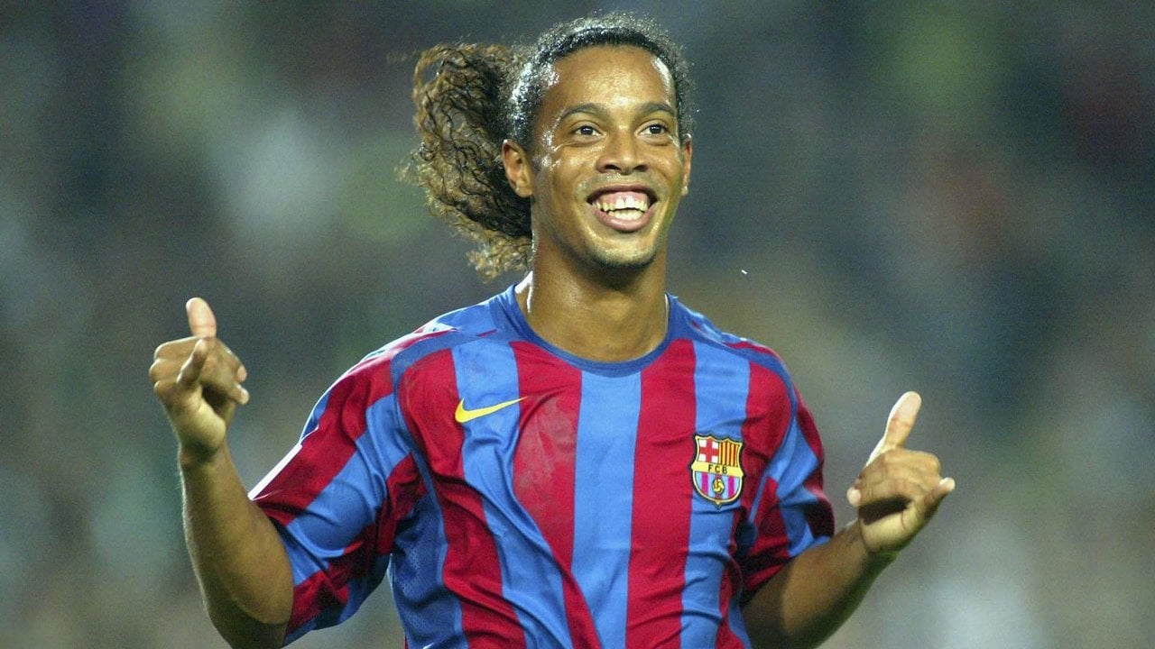 El cambio de Ronaldinho: Antes y después. Fuente | Goal.com.