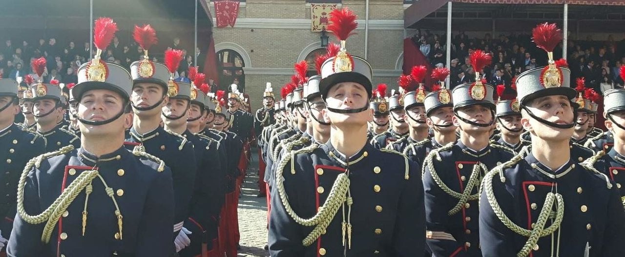 Alumnos de la Academia General Militar, de Zaragoza (Foto: Flickr Ejército de Tierra).