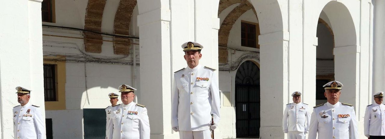 El almirante general Antonio Martorell, cuando fue nombrado AJEMA en febrero de 2021.