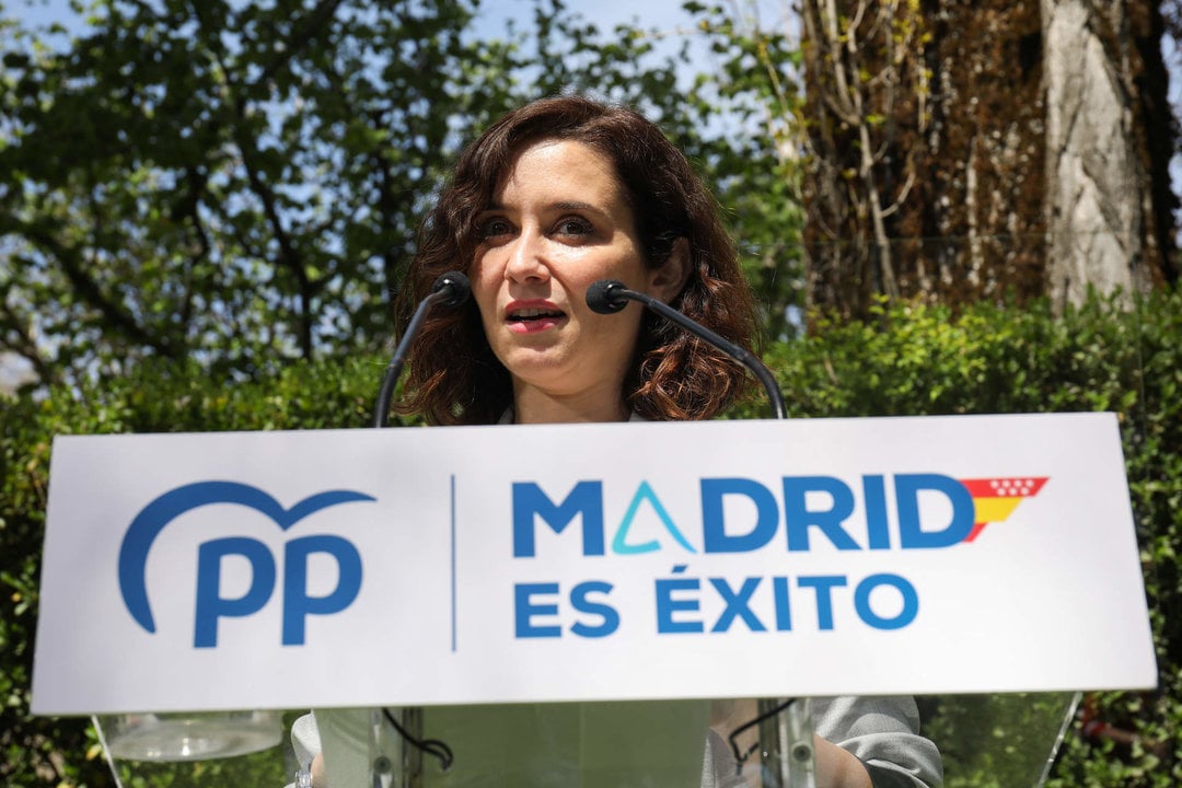 La presidenta de la Comunidad de Madrid y del Partido Popular de Madrid, Isabel Díaz Ayuso.