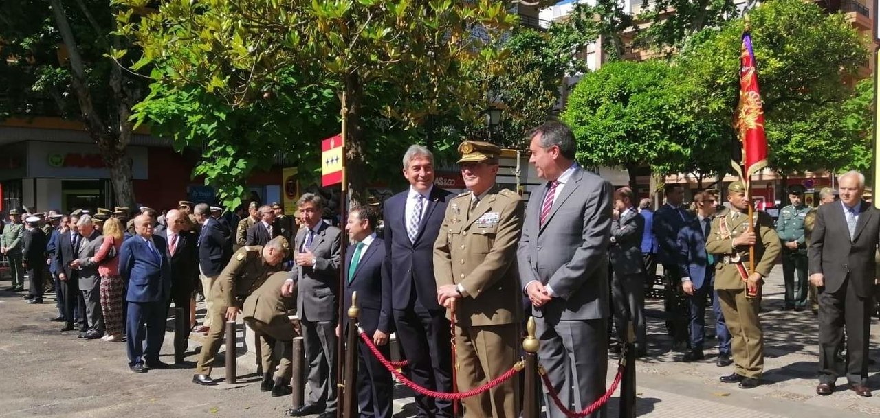 Homenaje a Luis Daoiz en Sevilla, en mayo de 2019 (Foto: Delegación del Gobierno en Andalucía).