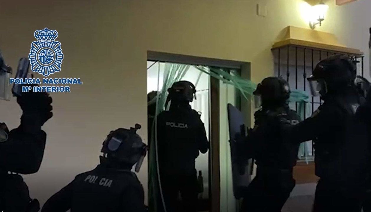 Operación policial contra narcotraficantes en la provincia de Málaga.