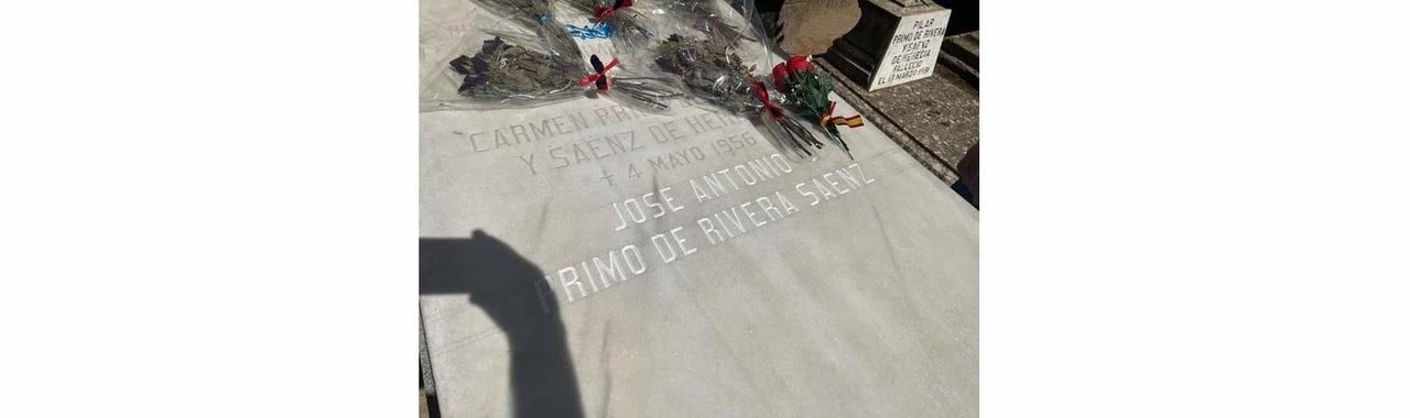 Lápida de José Antonio Primo de Rivera.