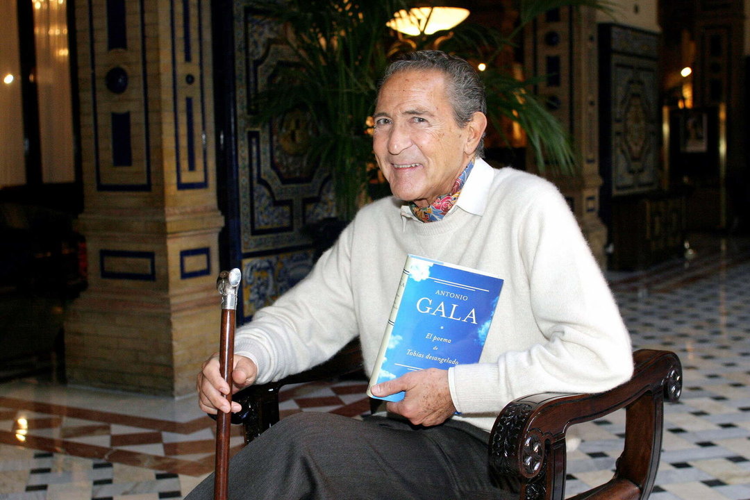 Antonio Gala , en la presentación de su libro. Fuente |Europapress