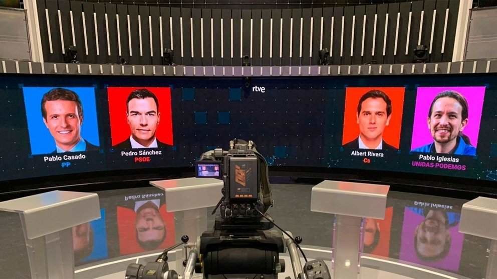 Debate de RTVE para las elecciones generales.
