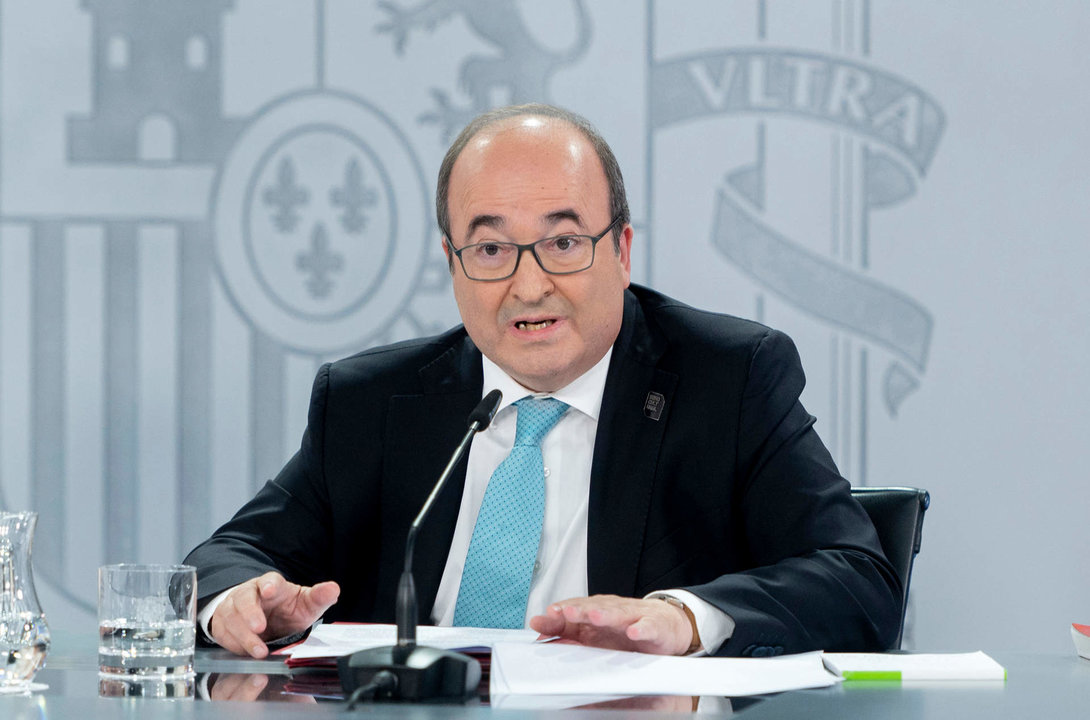 El ministro de Cultura, Miquel Iceta.