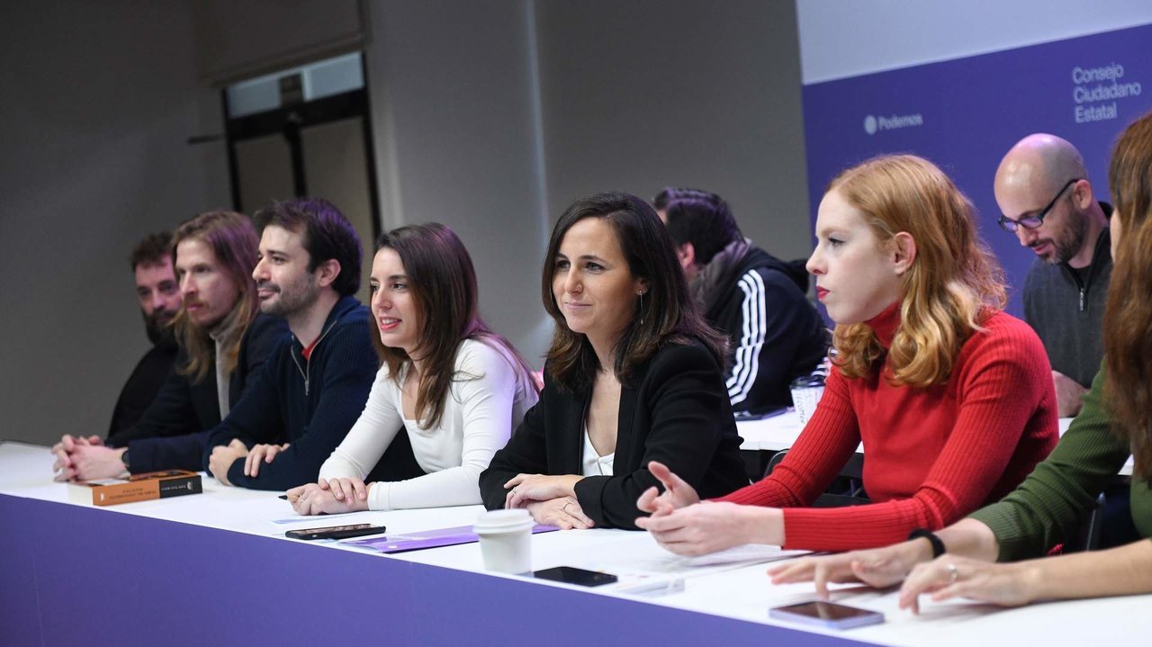 Reunión del Consejo Ciudadano Estatal de Podemos.