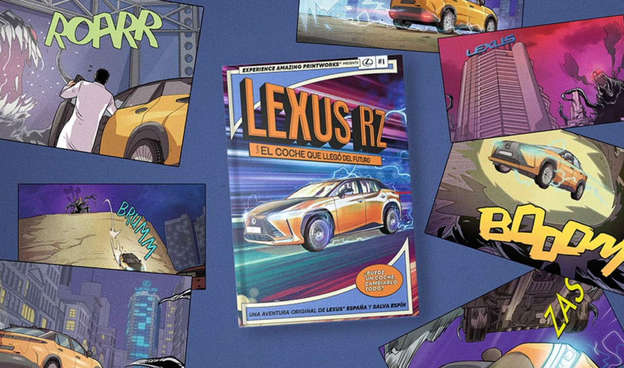 Lexus RZ Protagonista del Nuevo Cómic del Célebre Dibujante Salva Espín.