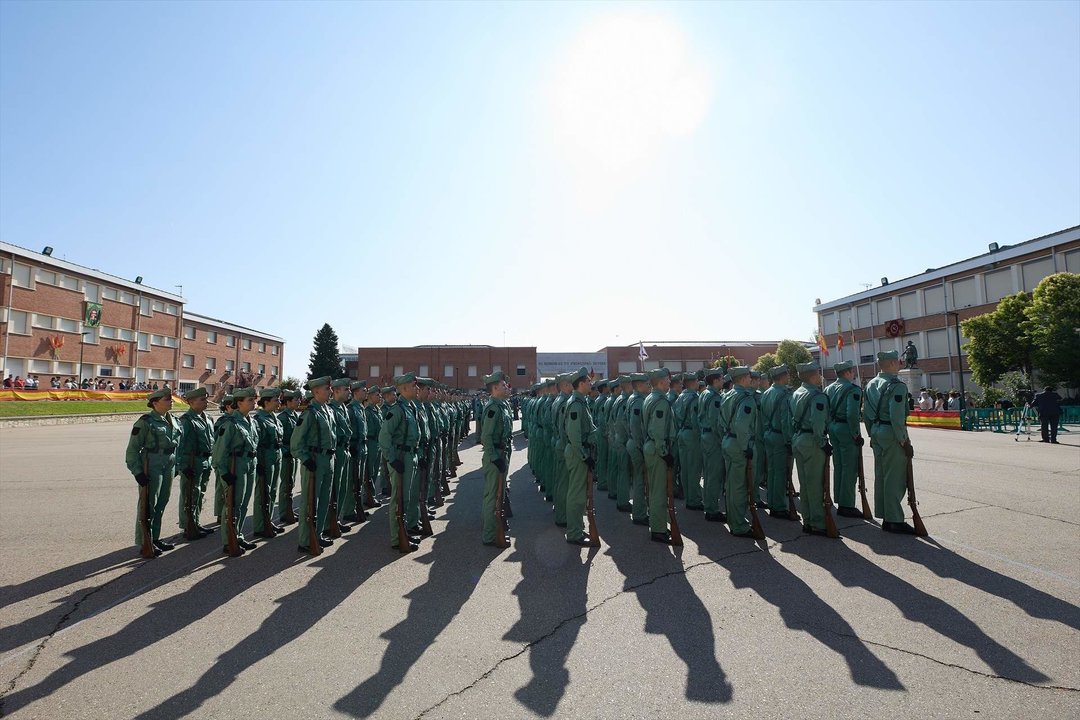 Desfile de Guardias Jóvenes de Valdemoro el día en el que se les entrega los diplomas a la 169 Promoción, en el Colegio de Guardias Jóvenes 'Duque de Ahumada', a 22 de junio de 2023