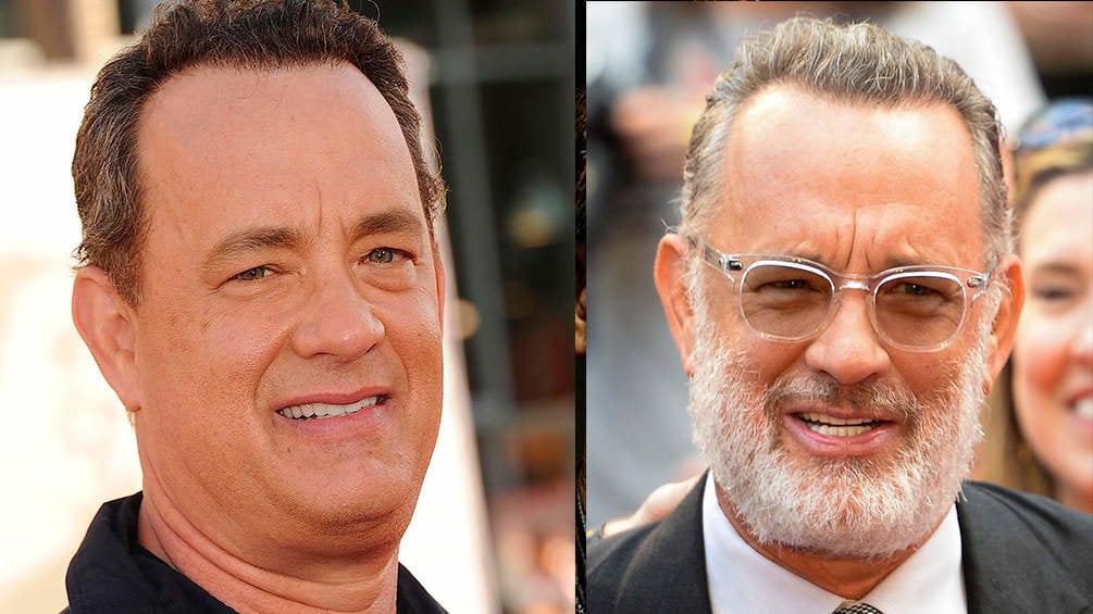 El cambio de Tom Hanks: Antes y después.