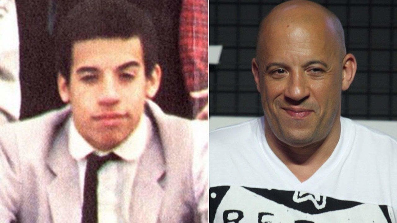 Los comienzos de Vin Diesel. Antes y después
