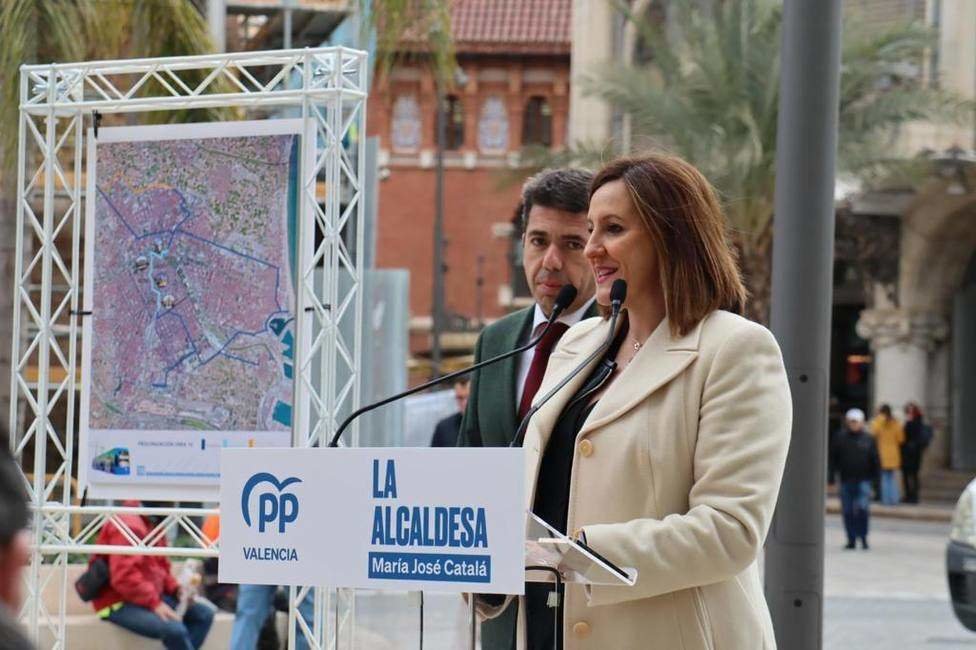 La alcaldesa de Valencia y el Presidente del Comunidad Valenciana