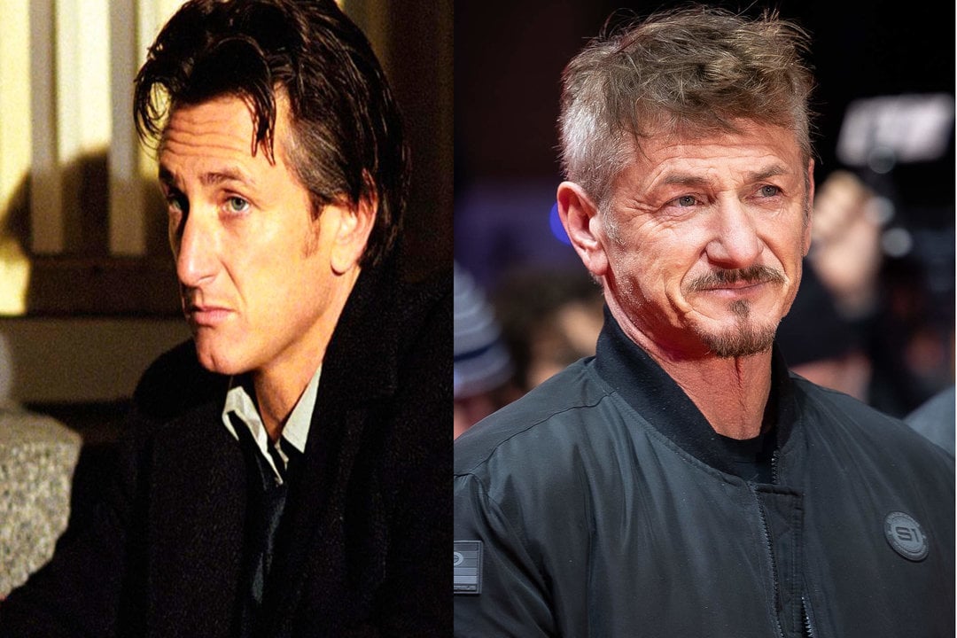 El cambio de Sean Penn: Antes y después.