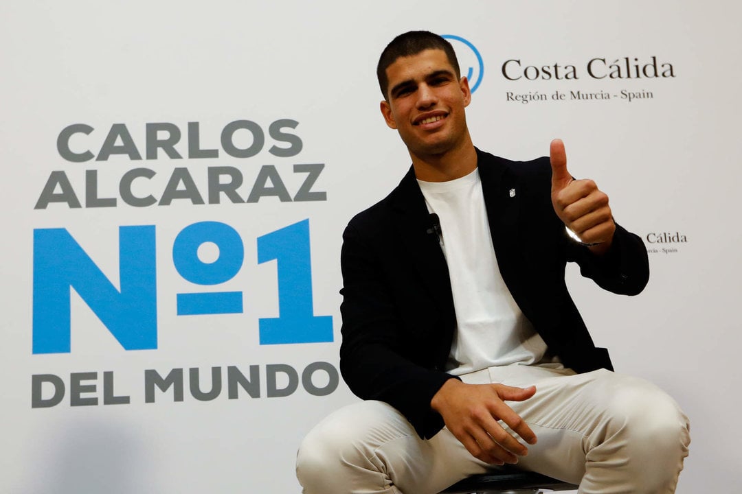 El tenista Carlos Alcaraz.