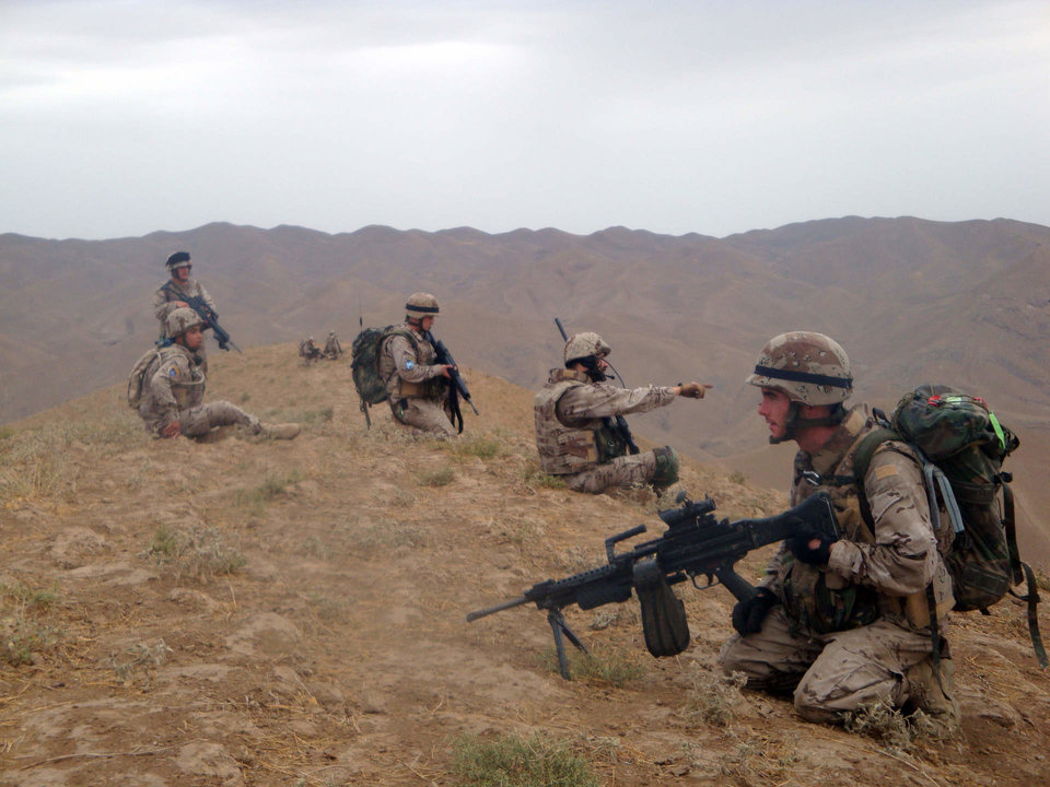 Legionarios en Afganistán (Foto: Ministerio de Defensa).