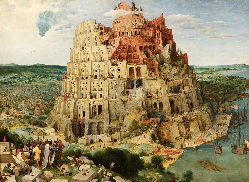 La torre de Babel. Fuente | Wikipedia.