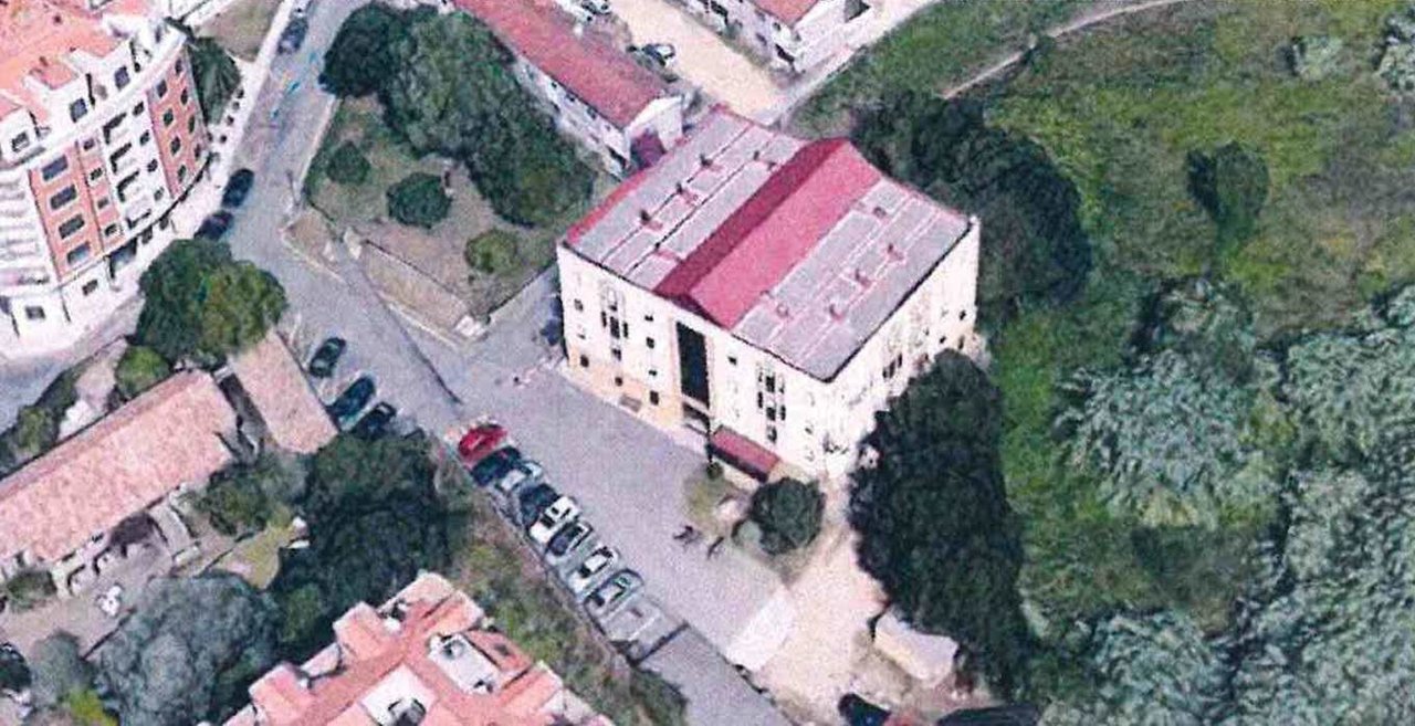 Vista del puesto de la Guardia Civil en Sanxenxo (Pontevedra).