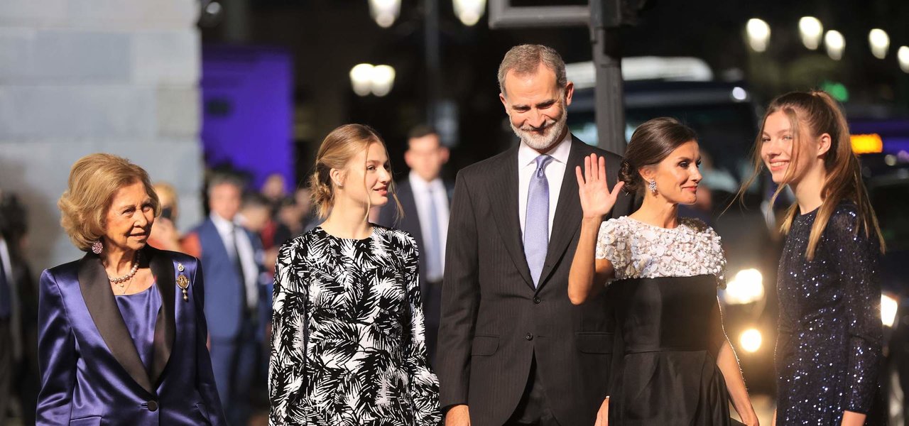 La Familia Real, en la entrega de los Premios Princesa de Asturias 2022 (Foto: Raúl Terrel / Europa Press).