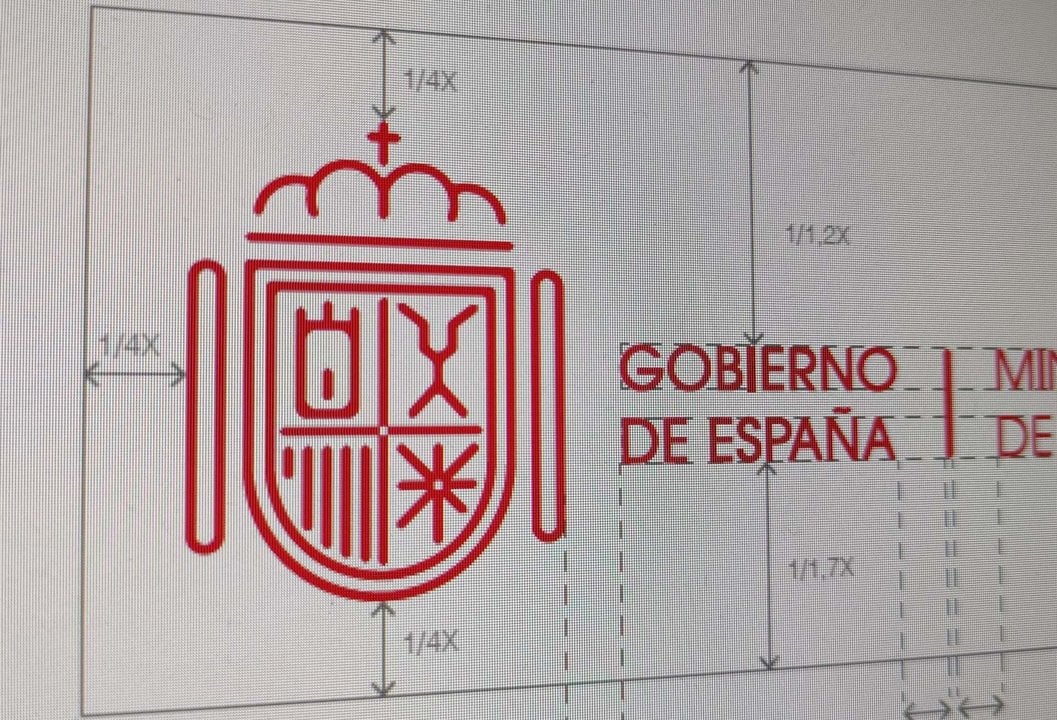 Rediseño de la imagen corporativa del Gobierno de España (Foto: @ppcruznovillojr).