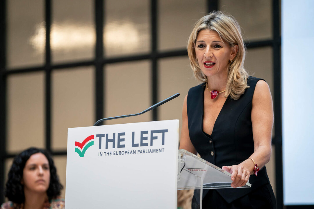 La ministra de Trabajo y Econom&iacute;a Social en funciones y l&iacute;der de Sumar, Yolanda D&iacute;az.