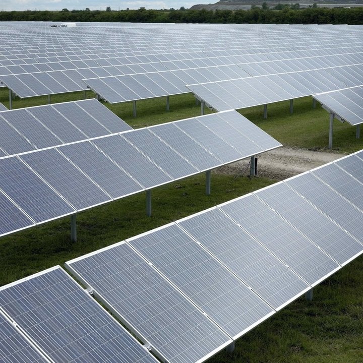 Planta fotovoltaíca en Castilla y Leon, España. Foto de ARCHIVO