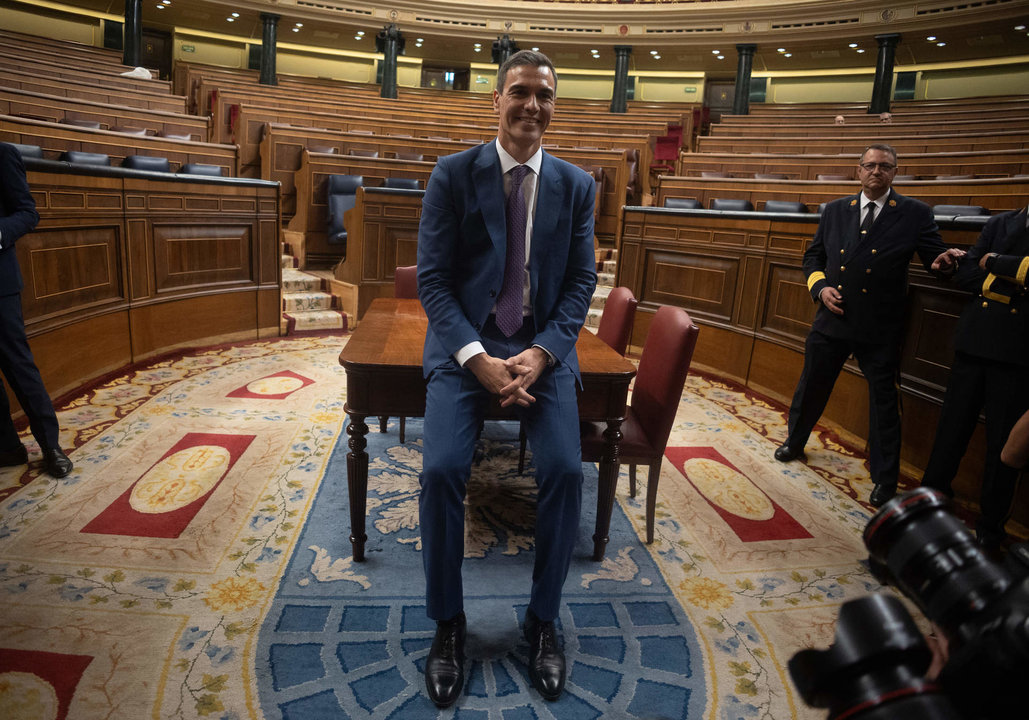 El recién nombrado presidente del Gobierno, Pedro Sánchez.