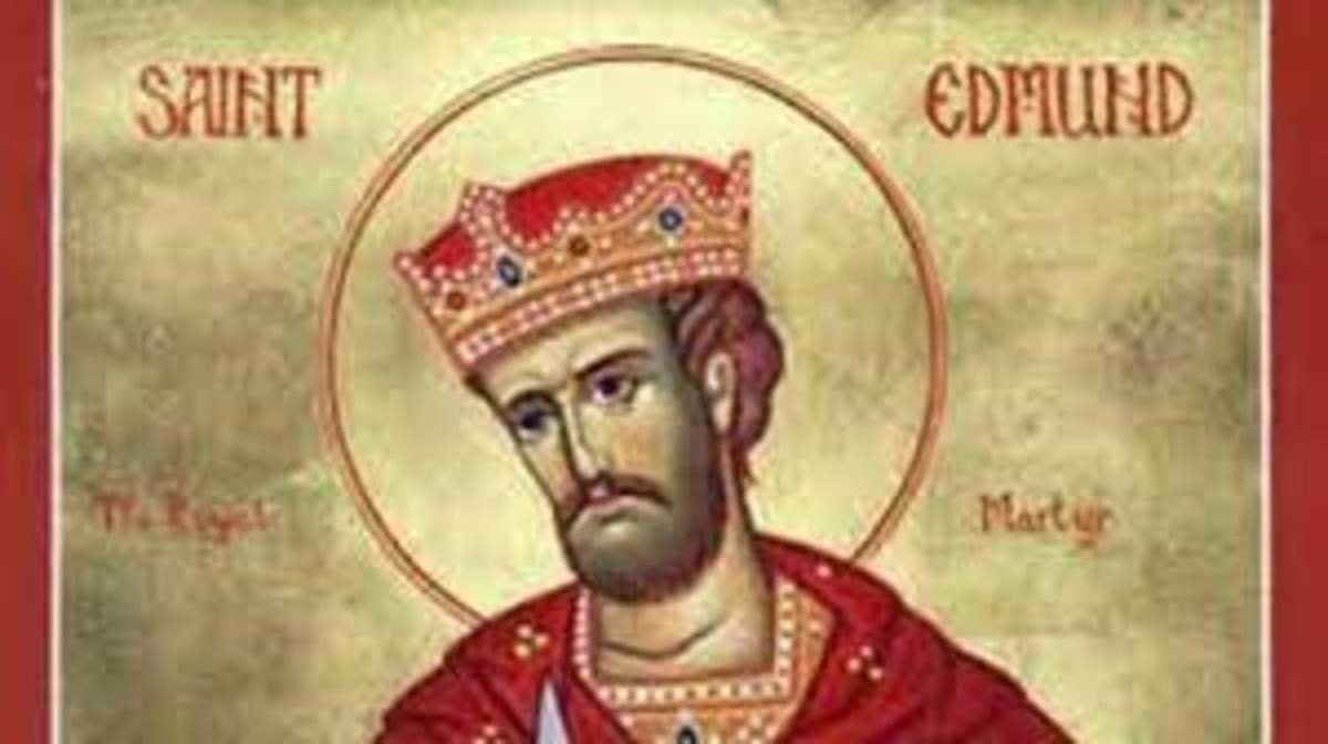 Hoy se celebra San Edmundo, rey de East Anglia y mártir