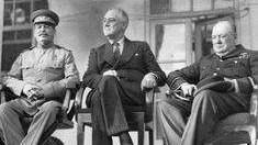 Conferencia de Teherán en medio de la Segunda Guerra Mundial