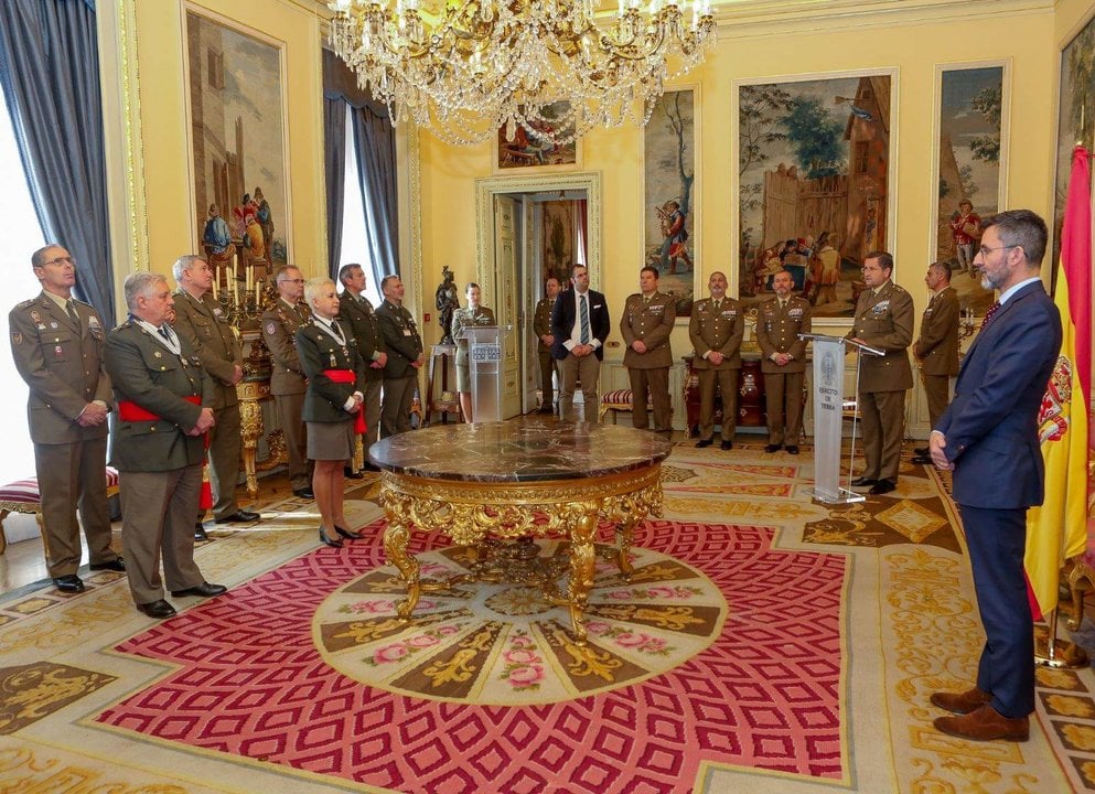 Acto del Cuartel General del Ejército, en el Palacio de Buenavista, de Madrid (Foto: Flickr Ejército de Tierra).