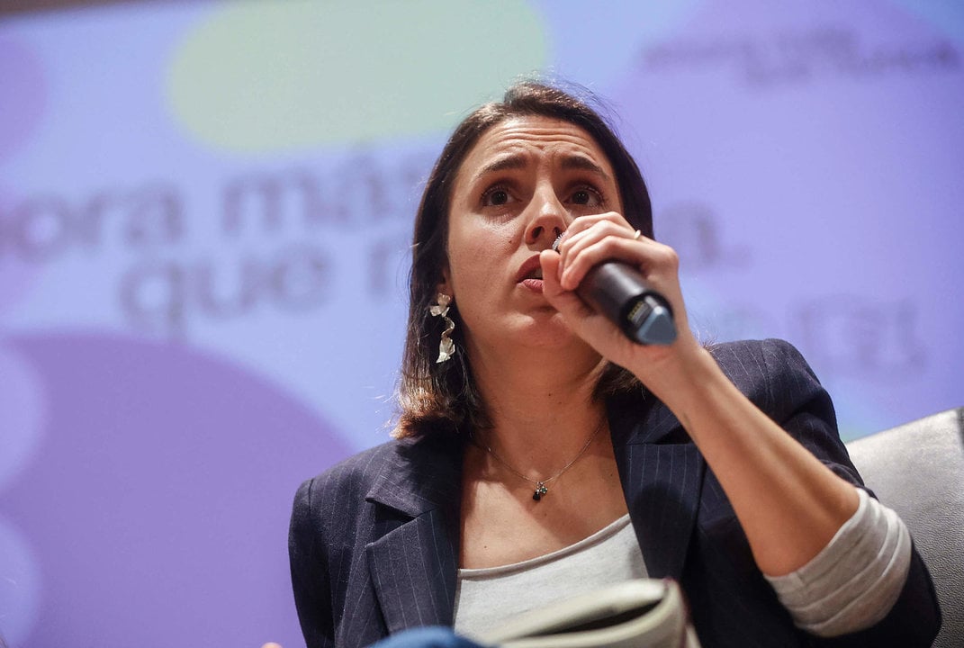 La candidata de Podemos a las elecciones europeas, Irene Montero.
