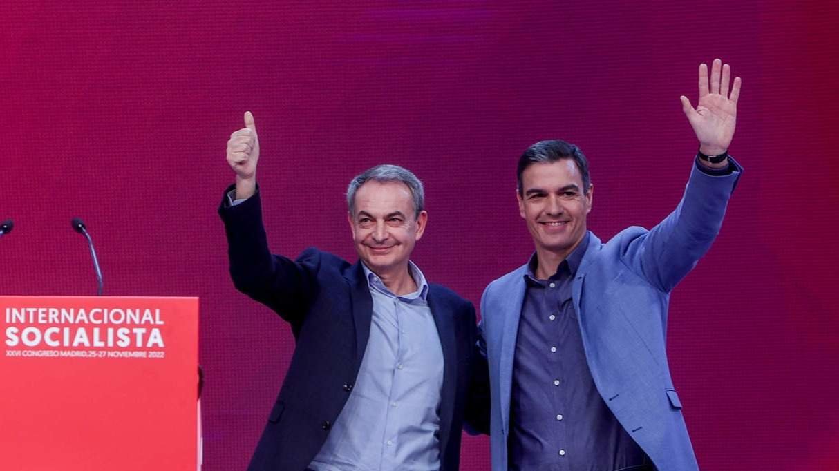 José Luis Rodríguez Zapatero y Pedro Sánchez.