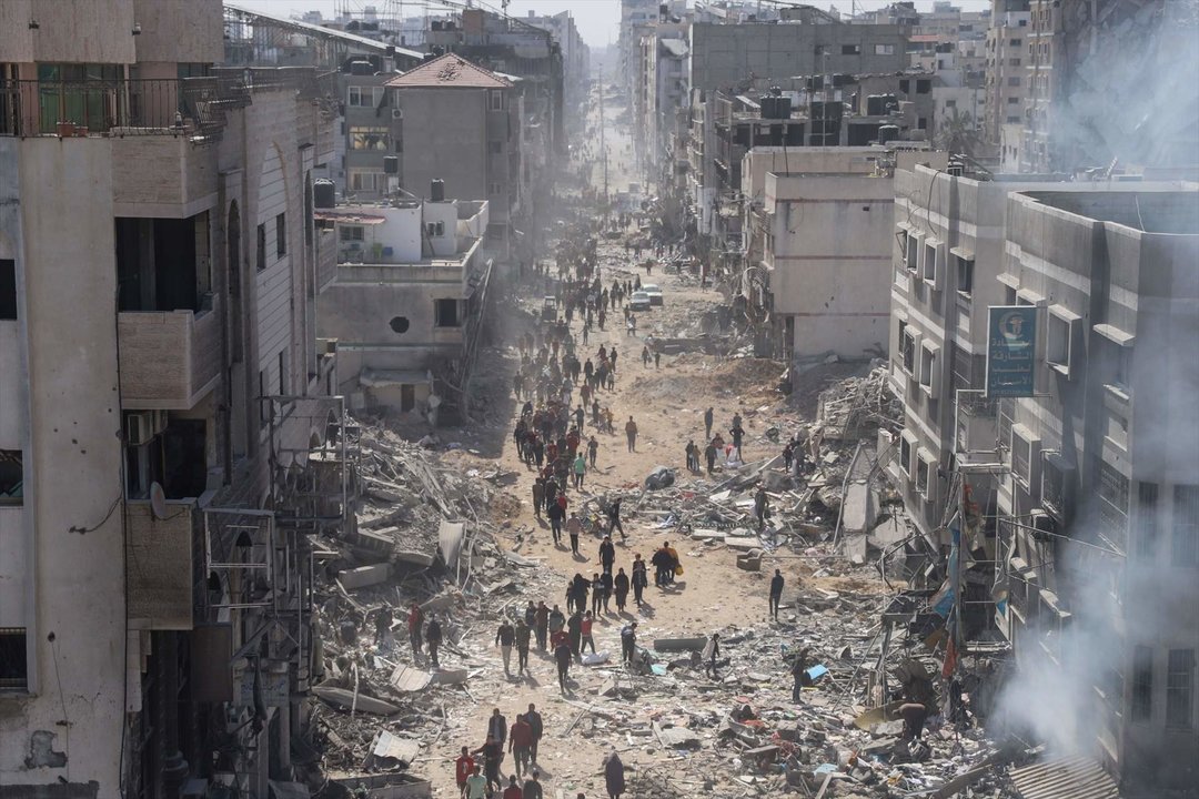 Gaza a 1 de abril. (Foto: Europa Press / Mohammed Ali)