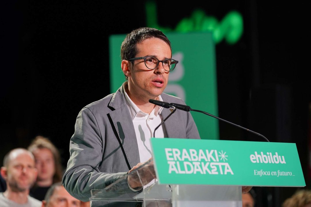 El candidato de EH Bildu a lehendakari vasco, Pello Otxandiano.