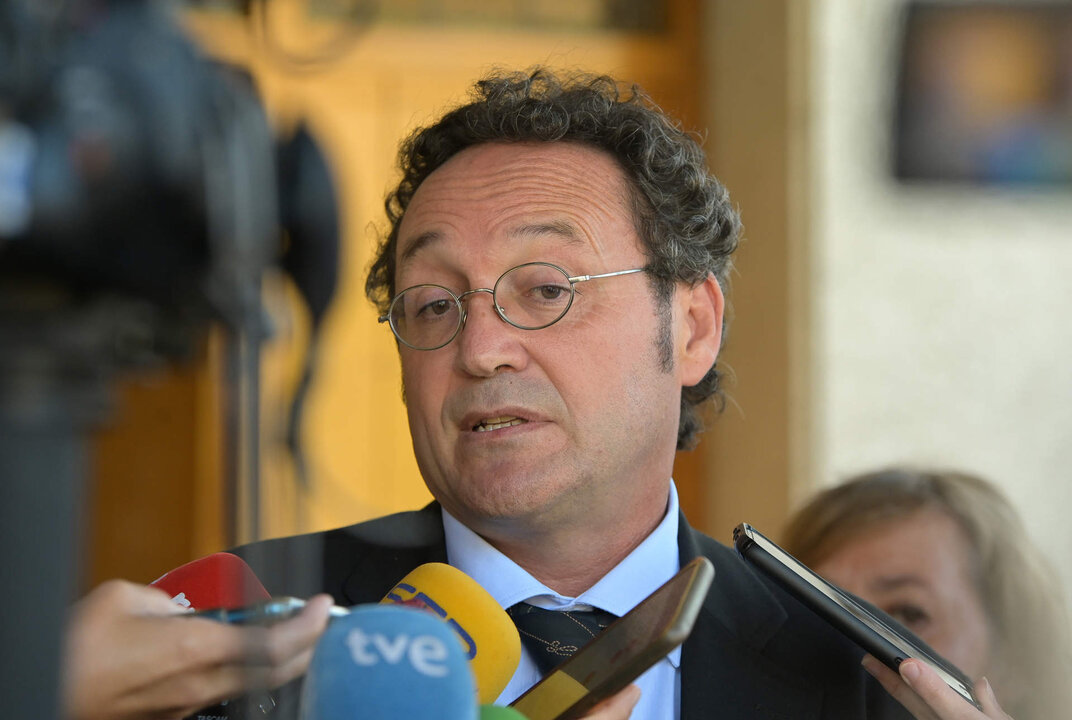 Bergondo (A Coru&ntilde;a).
El fiscal General del Estado, &Aacute;lvaro Garc&iacute;a Ortiz (foto), atiende a los medios antes del inicio de la Junta General de la Fiscal&iacute;a Especial Antidroga
19/09/2022
Foto: M. Dylan / Europa Press