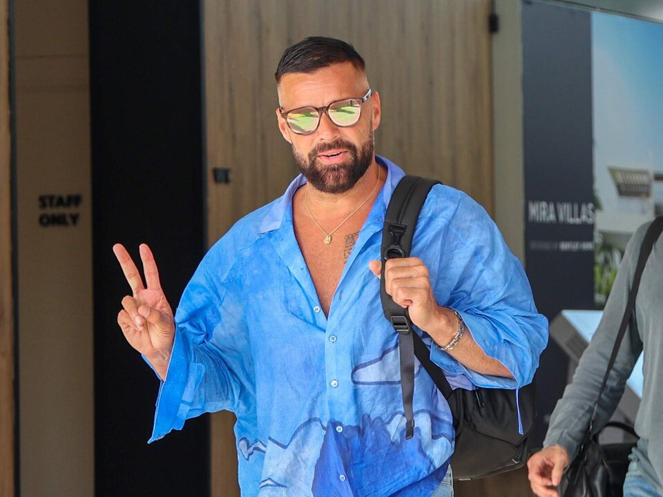 Ricky Martin a su llegada al aeropuerto, a 28 de julio de 2024, en Palma de Mallorca (Islas Baleares, Espa&ntilde;a)
GENTE;CONCIERTO
Ra&uacute;l Terrel / Europa Press
28/7/2024