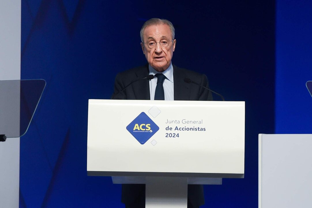 Archivo - El presidente de ACS, Florentino P&eacute;rez.