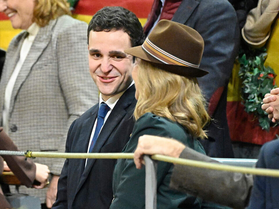 La infanta Elena y su hijo Froil&aacute;n asisten al Festival taurino ben&eacute;fico en el Palacio Vistalegre en favor de los damnificados por la Dana de Valencia, a 1 de diciembre de 2024, en Madrid (Espa&ntilde;a)

Francisco Guerra / Europa Press
TOROS;CORRIDA;PLAZA
01/12/2024