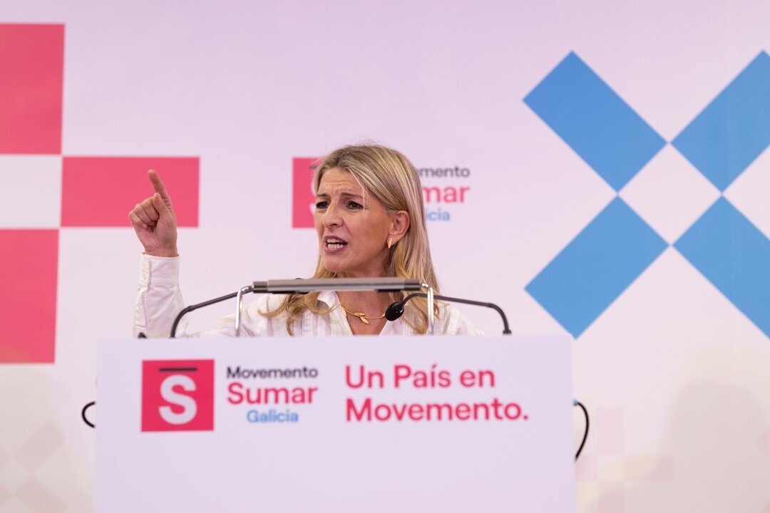La vicepresidenta segunda y ministra de Trabajo y Econom&iacute;a Social y l&iacute;der de Sumar, Yolanda D&iacute;az.