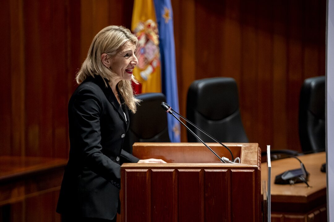 La vicepresidenta segunda y ministra de Trabajo y Econom&iacute;a Social, Yolanda D&iacute;az.