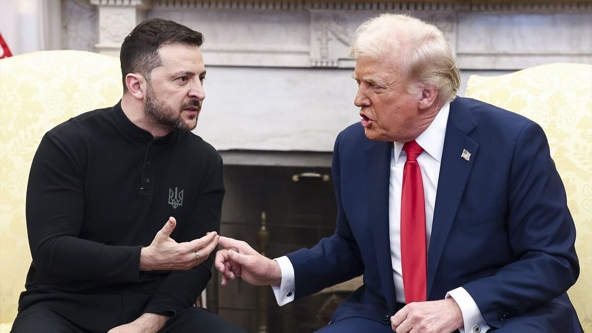 Volod&iacute;mir Zelenski y Donald Trump discuten en la Casa Blanca (Firma: Europa Press / Contacto / Jim LoScalzo - Pool via CNP).