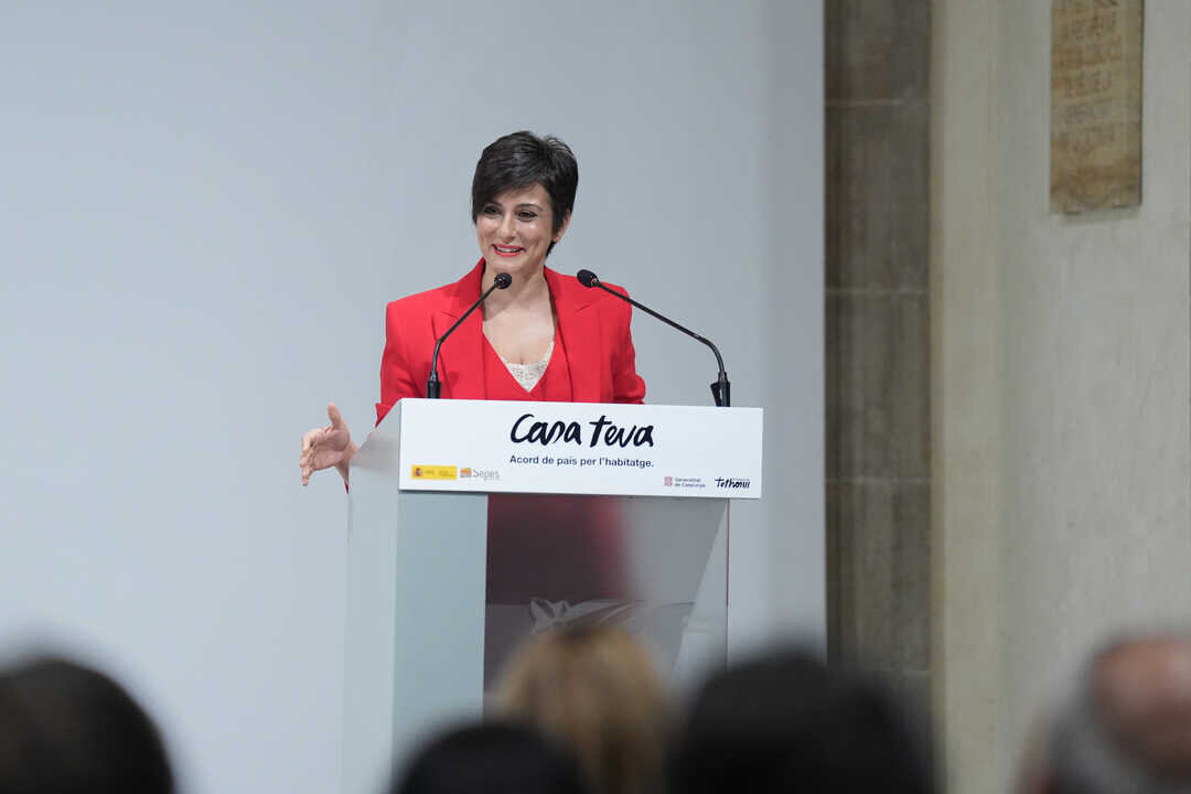 La ministra de Vivienda y Agenda Urbana, Isabel Rodr&iacute;guez. (Foto: David Zorrakino / Europa Press)
