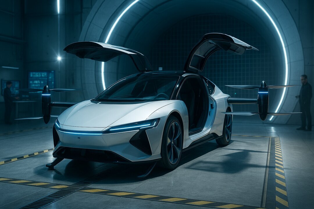 El primer coche‑volador chino entra en producci&oacute;n