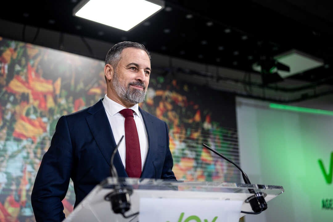 Santiago Abascal, presidente de Vox. (Foto: Gabriel Luengas / Europa Press)