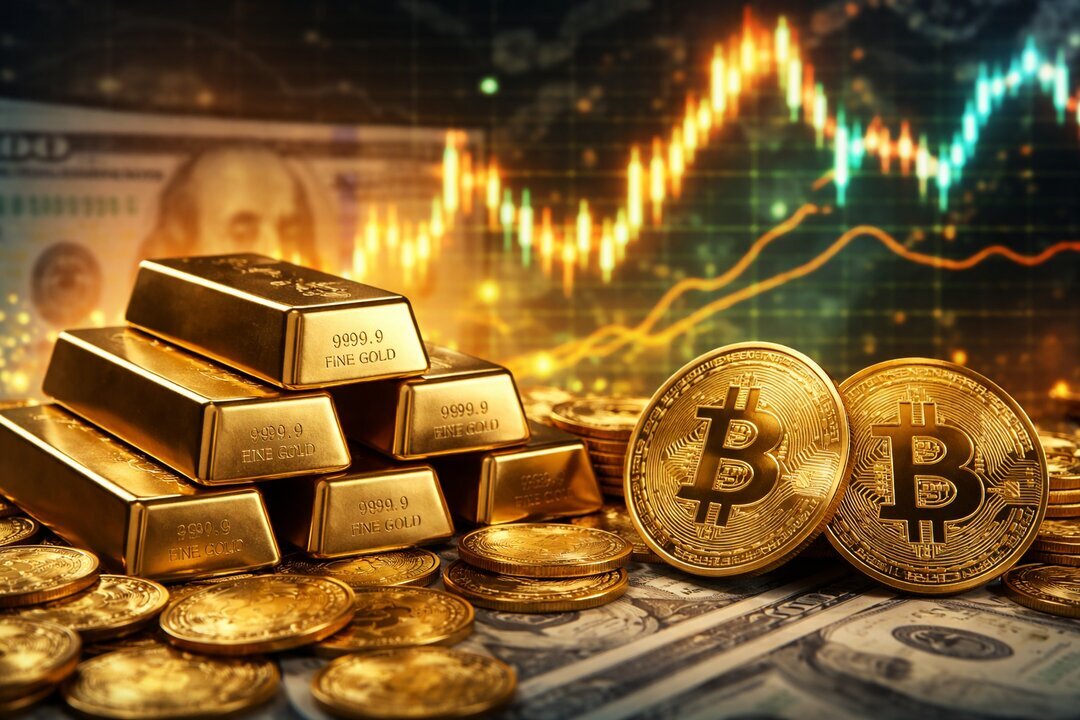 Tensi&oacute;n pol&iacute;tica en Estados Unidos impulsa oro y Bitcoin