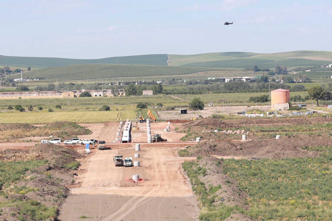 Obras de la futura Base Log&iacute;stica del Ej&eacute;rcito de Tierra en C&oacute;rdoba (Foto: Roc&iacute;o Ruz / Europa Press)